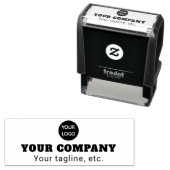 Self Inking Businessロゴここにロゴをスタンプ セルフインキングスタンプ (インサイチュ)