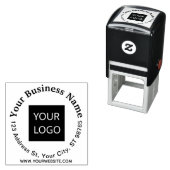 Self Inking Business Stampあなたのロゴはこちらプロモーション セルフインキングスタンプ (インサイチュ)