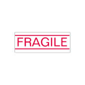 Self Inking Fragile Package Handling Care Stamp セルフインキングスタンプ (デザイン)