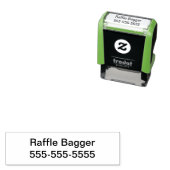 Self Inking Raffle Ticket Stamp セルフインキングスタンプ (インサイチュ)