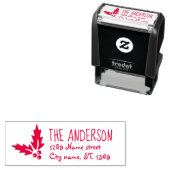 Self Inking Return Address Stamp for Christmas セルフインキングスタンプ (インサイチュ)