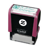 Self Inking Return Address Stamp with lucky clover セルフインキングスタンプ (商品)