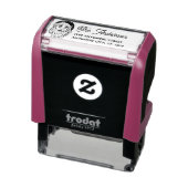 Self Inking Return Address Stamp with Santa セルフインキングスタンプ (商品)