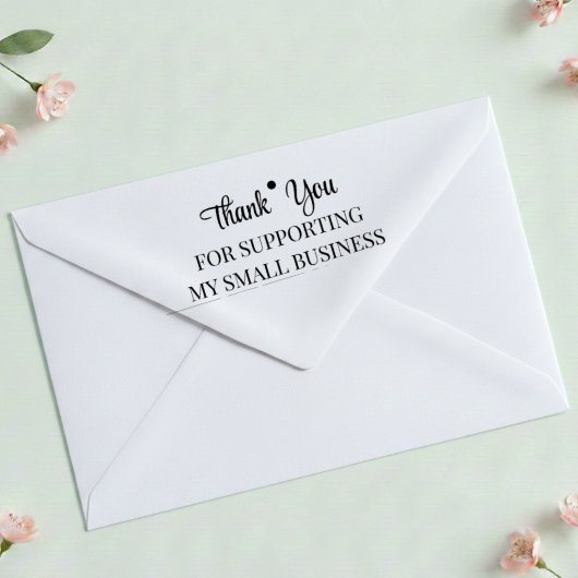 Self Inking Thank You Small Business Rubber Stamp セルフインキングスタンプ