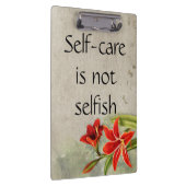 Self-Is 気に Not Wassisticセラピーフローラのクリップボード クリップボード (右)