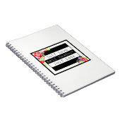 "Self Love"ゴージャスなフローラノート。 ノートブック (右側)