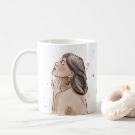 Self Love マグカップ|白+アクセントカラー コーヒーマグカップ