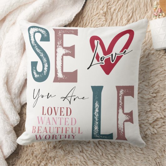 Self Love Affirmation クッション (ブランケット)