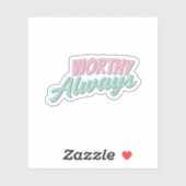 Self love Affirmation Sticker  シール (シート)