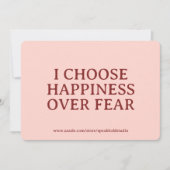 Self-Love Card, Custom Gift, Inspirational Message シーズンカード (正面)