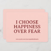 Self-Love Card, Custom Gift, Inspirational Message シーズンカード (正面/裏面)