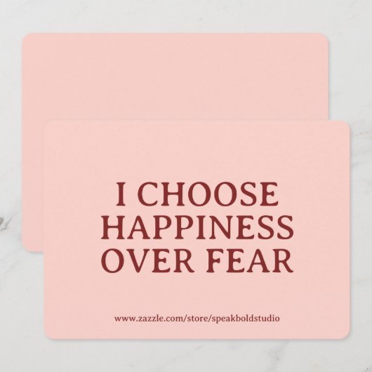 Self-Love Card, Custom Gift, Inspirational Message シーズンカード (正面/裏面)