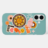Self Love & Chill - Groovyレトロ Case-Mate iPhoneケース (裏面 (横))