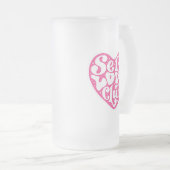 Self Love Club フロストグラスビールジョッキ (正面右)