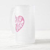 Self Love Club フロストグラスビールジョッキ (正面左)