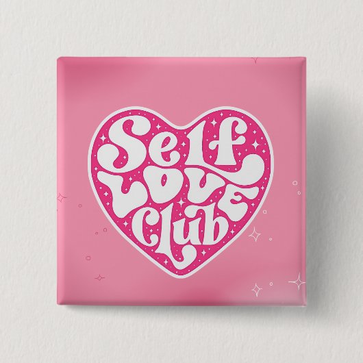Self Love Club 缶バッジ (正面)