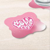 Self Love Club Coaster ペーパーコースター (アングル)