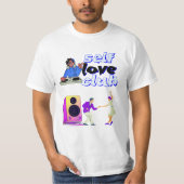 🎶 Self Love Club DJグラフィックTシャツ | トレンディームシ Tシャツ (正面)