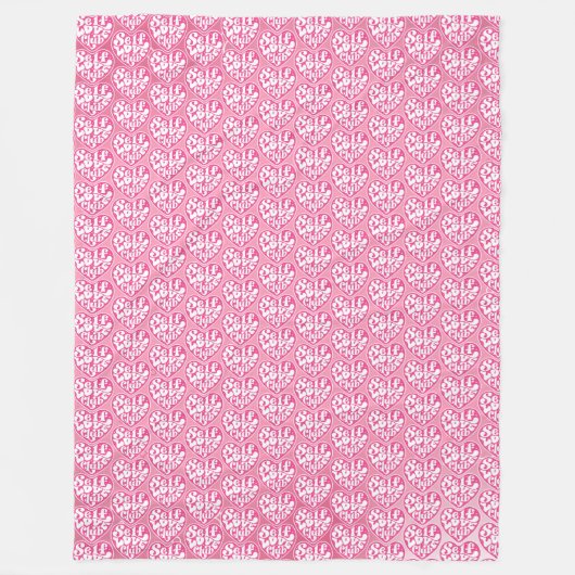Self Love Club Fleece Blanket フリースブランケット (正面)
