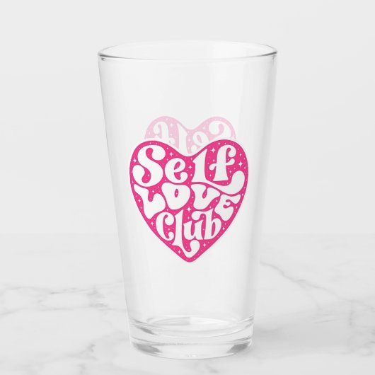Self Love Club Glass タンブラーグラス (正面)