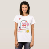 Self Love Club Retro Graphic T-Shirt Positive Tシャツ (正面フル)