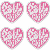 Self Love Club Sticker シール (正面)