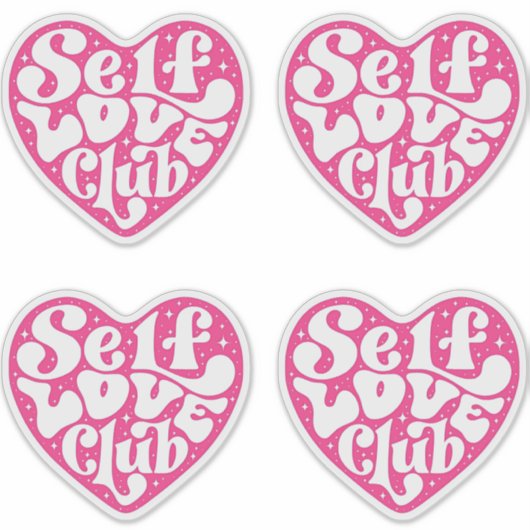Self Love Club Sticker シール (正面)