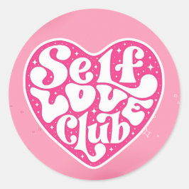 Self Love Club Sticker ラウンドシール