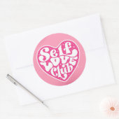 Self Love Club Sticker ラウンドシール (封筒)