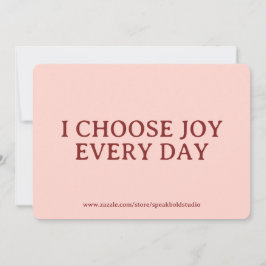 Self-Love, Encouragement Customizable Gift for Her シーズンカード