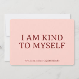 Self-Love, Encouragement, Personalized Gift Card シーズンカード