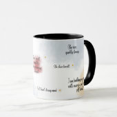 Self Love Inspirational Quote Mug, Soft Feminine マグカップ (正面右)