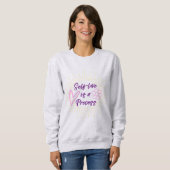 Self Love is a Process-Purple and Pink Sweatshirt スウェットシャツ (正面フル)