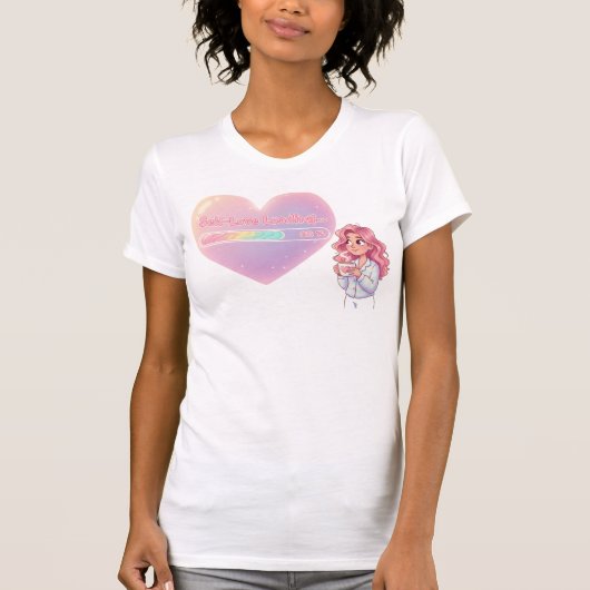 Self-Love Loading – 80% and Rising - Self-Care Tシャツ (正面)