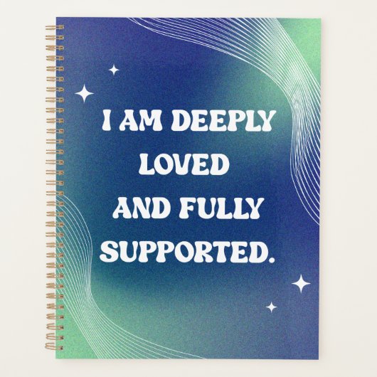 Self Love, Motivational, Inspirational Quote プランナー手帳 (正面)