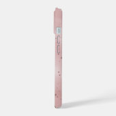 Self Love Phone Case | ピンクの女性 iPhone 15ケース (左側面)