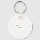 self-love quote  キーホルダー (裏面)