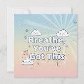 Self Love Quote Flat Card (正面)