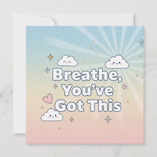 Self Love Quote Flat Card (正面)