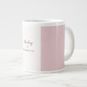 Self Love Quote Healing Looks Good On Me Minimal D ジャンボコーヒーマグカップ (正面右)