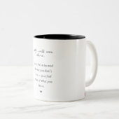 Self-Love Quote Mug ツートーンマグカップ (正面右)