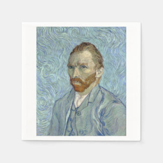 Self Portrait 1889 by Vincent van Gogh スタンダードカクテルナプキン