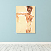 Self Portrait (1911) | Egon Schiele | キャンバスプリント (インサイチュ (ウッドフロア))