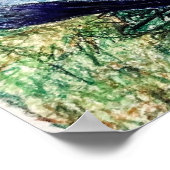 「Self Portrait 1974」私の犬と私の写真 ポスター (角)