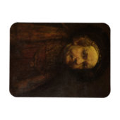 Self Portrait as an Old Man, c.1664 (キャンバスの油) マグネット (横)