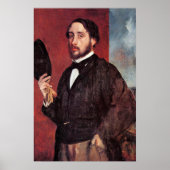 Self-Portrait, by Edgar Degas, ポスター (正面)