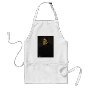 Self Portrait by Titian, Vintage Renaissance Art スタンダードエプロン