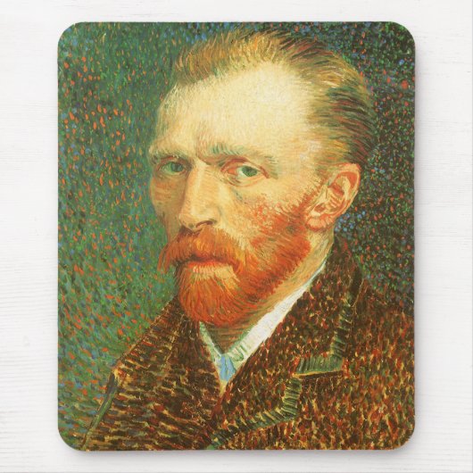 Self Portrait by Vincent van Gogh マウスパッド (正面)