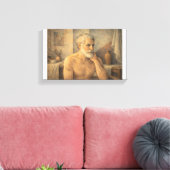 SELF PORTRAIT - Contemplative artist キャンバスプリント (インサイチュ (リビング))