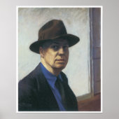 Self-Portrait Edward Hopper ポスター (正面)